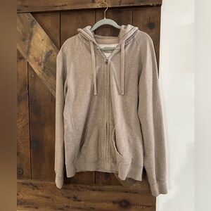 GAP Men's Beige Zip-Up Sweater